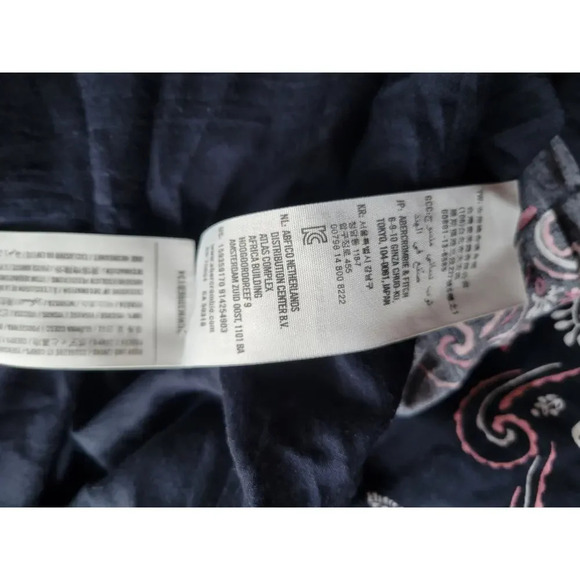 Abercrombie & Fitch women's multicolor paisley pattern short sleeve dress - xsp - Picture 6 of 9